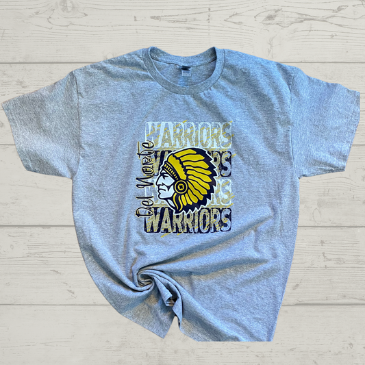 Del Norte Warriors Gray T-shirt