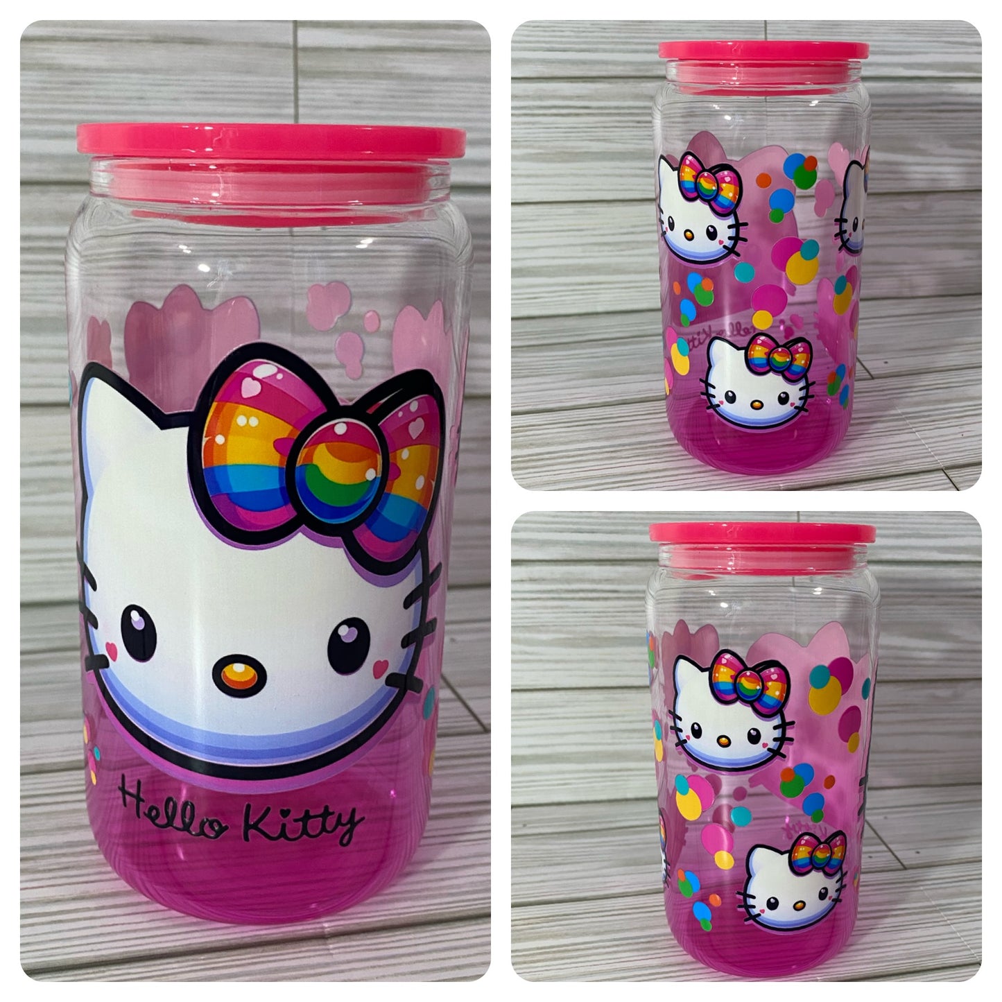 Ombre Rainbow Kitty