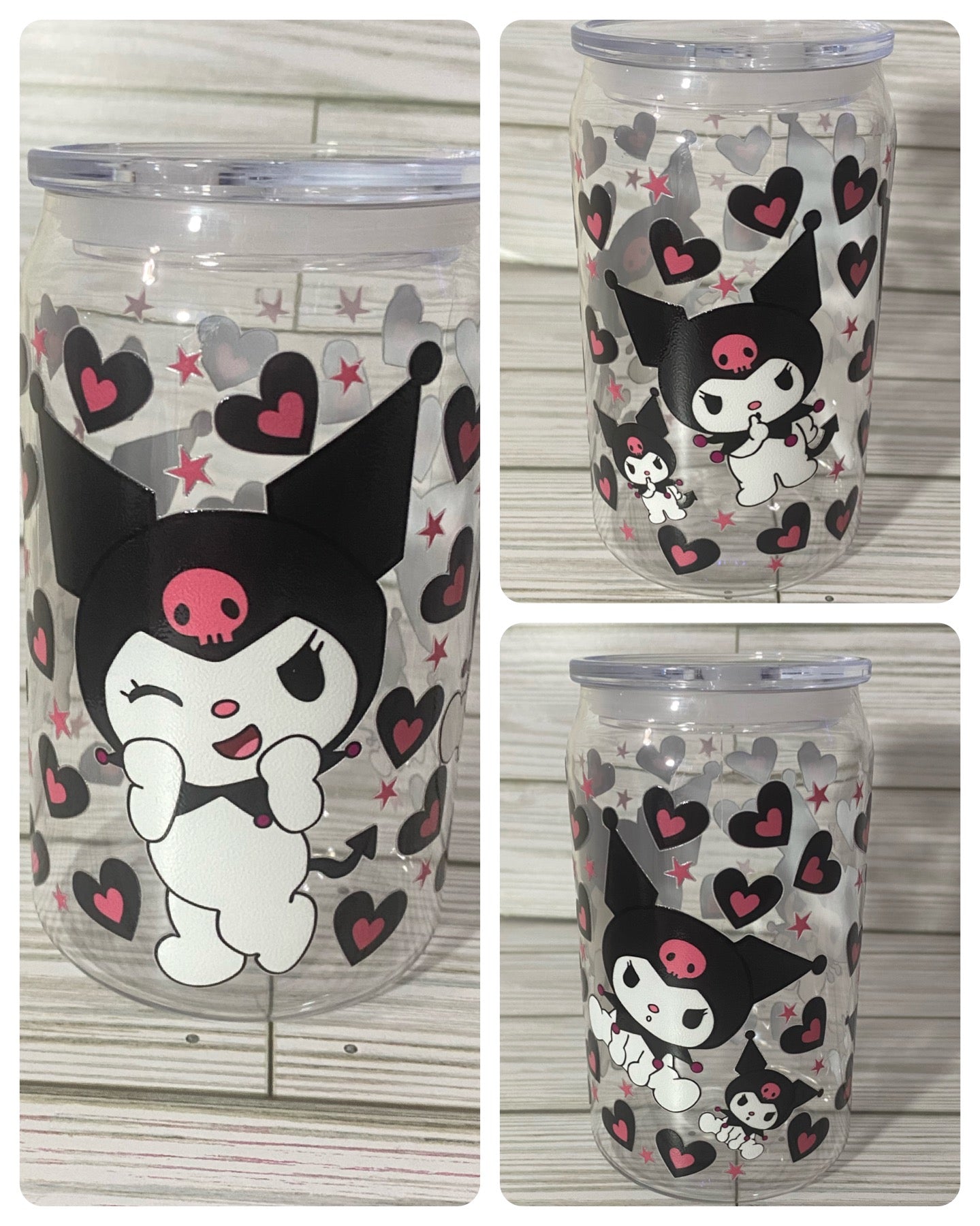 Acrylic Kuromi Cup