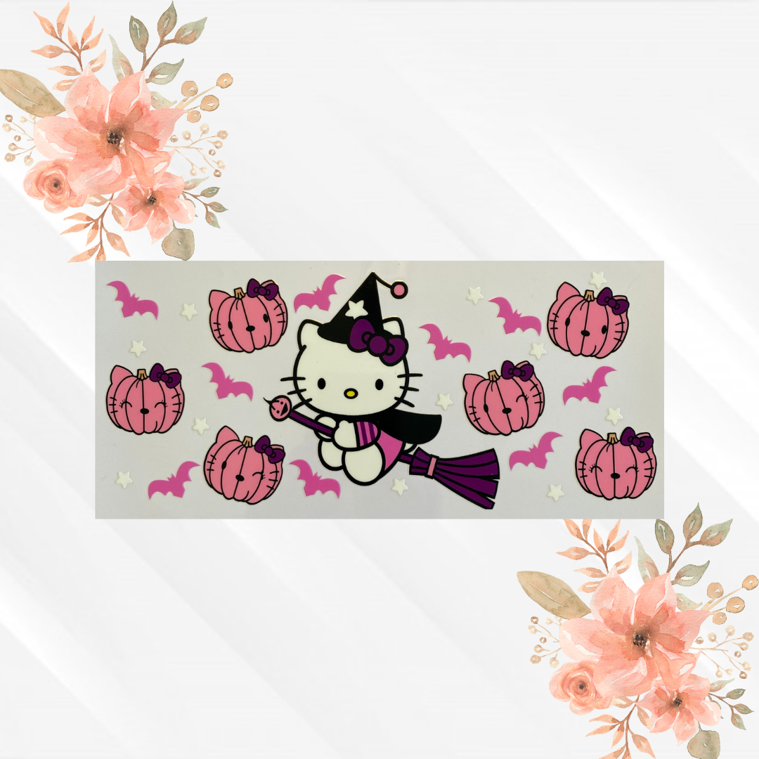 Halloween Kitty Pink