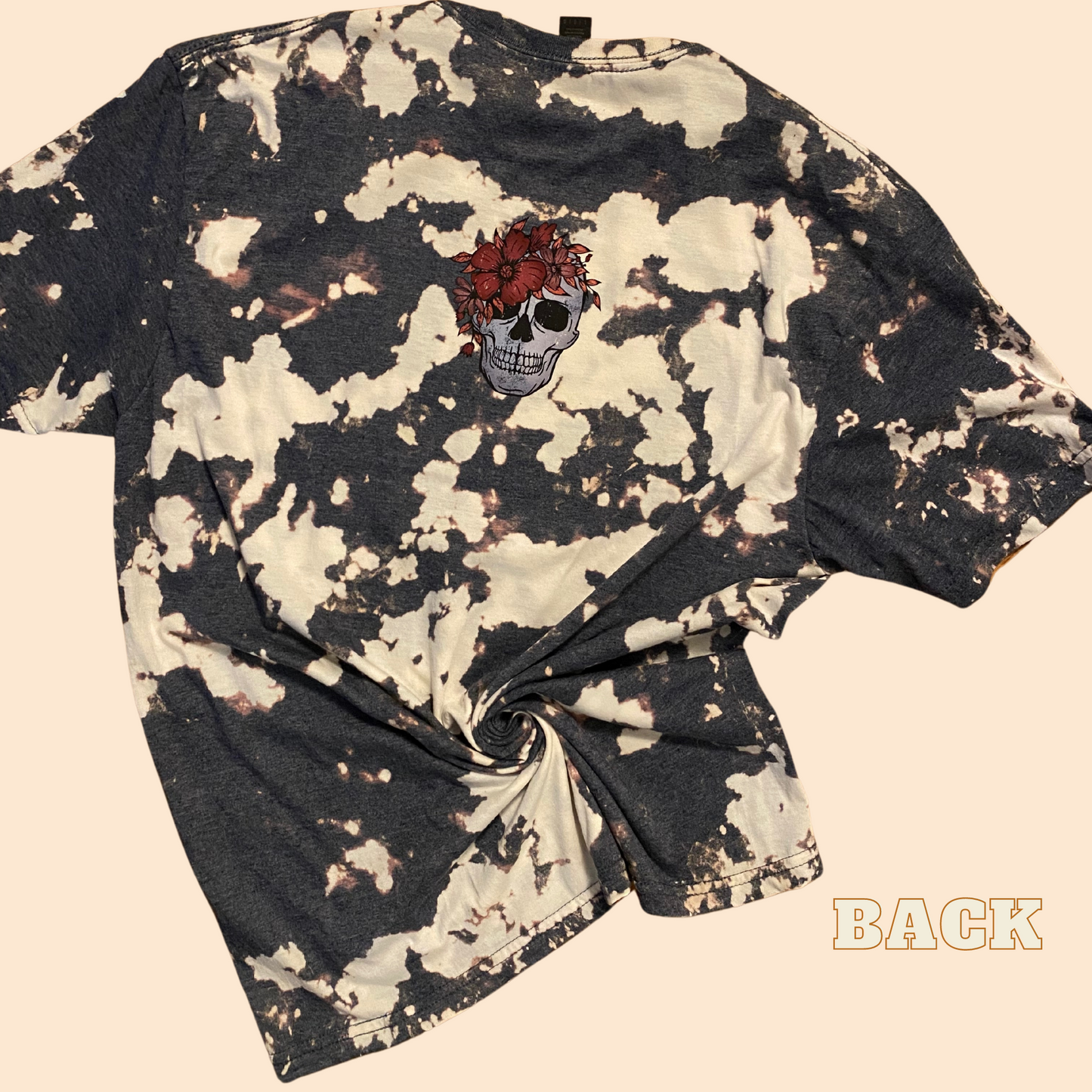 Inhale Peace Exhale Chaos Short Sleeve Bleached