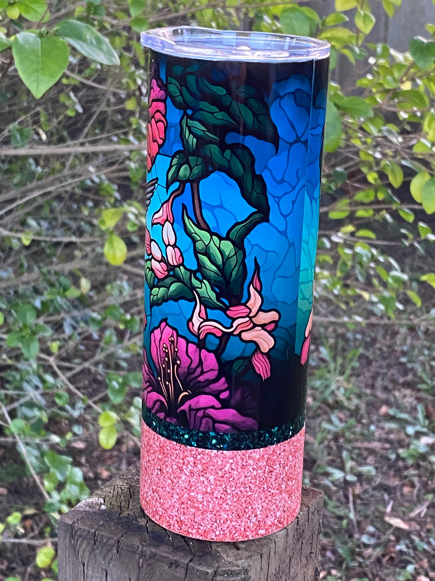 Stained Glass Hummingbird