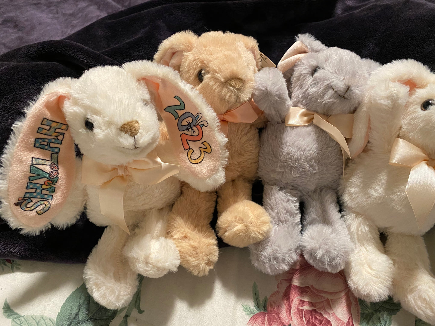 Personalized Easter Bunny Plushie